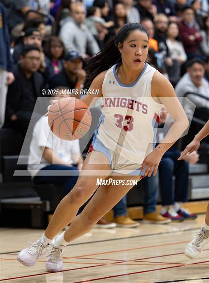 Thumbnail 1 in Hillsdale vs. Westmont (CIF CCS D2 Girls Basketball Quarterfinal) photogallery.