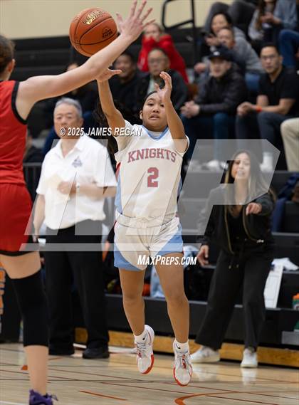 Thumbnail 1 in Hillsdale vs. Westmont (CIF CCS D2 Girls Basketball Quarterfinal) photogallery.