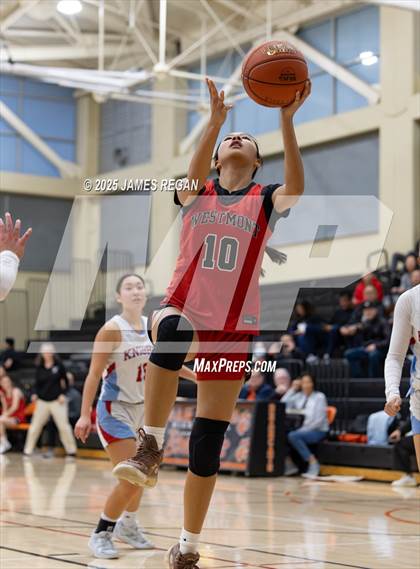 Thumbnail 1 in Hillsdale vs. Westmont (CIF CCS D2 Girls Basketball Quarterfinal) photogallery.