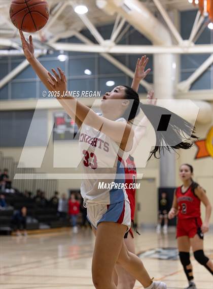 Thumbnail 3 in Hillsdale vs. Westmont (CIF CCS D2 Girls Basketball Quarterfinal) photogallery.