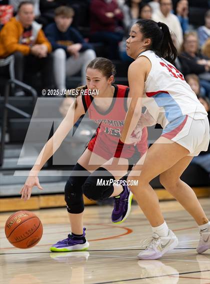 Thumbnail 1 in Hillsdale vs. Westmont (CIF CCS D2 Girls Basketball Quarterfinal) photogallery.