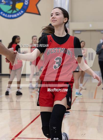 Thumbnail 1 in Hillsdale vs. Westmont (CIF CCS D2 Girls Basketball Quarterfinal) photogallery.