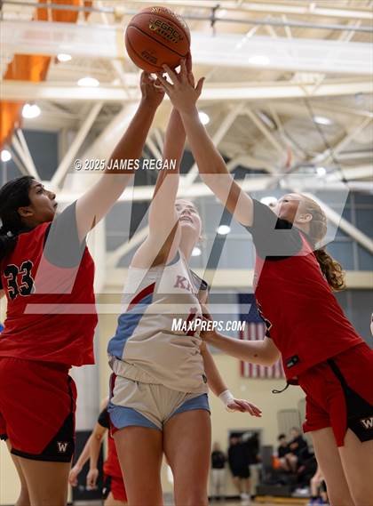 Thumbnail 1 in Hillsdale vs. Westmont (CIF CCS D2 Girls Basketball Quarterfinal) photogallery.