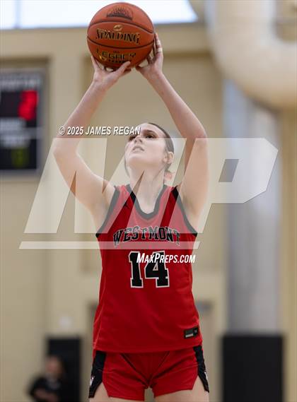 Thumbnail 1 in Hillsdale vs. Westmont (CIF CCS D2 Girls Basketball Quarterfinal) photogallery.