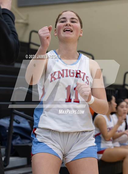 Thumbnail 2 in Hillsdale vs. Westmont (CIF CCS D2 Girls Basketball Quarterfinal) photogallery.