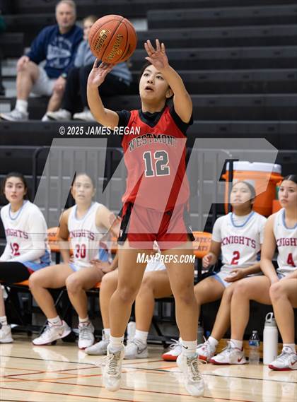 Thumbnail 3 in Hillsdale vs. Westmont (CIF CCS D2 Girls Basketball Quarterfinal) photogallery.