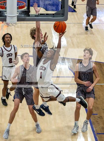 Thumbnail 2 in Corner Canyon vs. Cardinal Ritter College Prep (Holiday Hoopfest) photogallery.