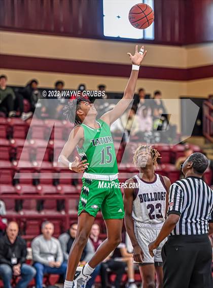Thumbnail 1 in Tatum vs. Flatonia (Holiday Hoops Classic) photogallery.