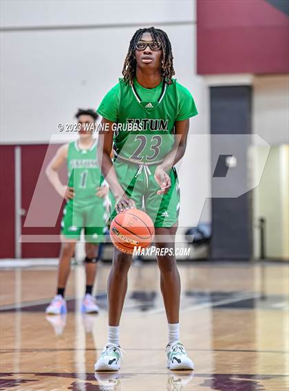 Thumbnail 1 in Tatum vs. Flatonia (Holiday Hoops Classic) photogallery.