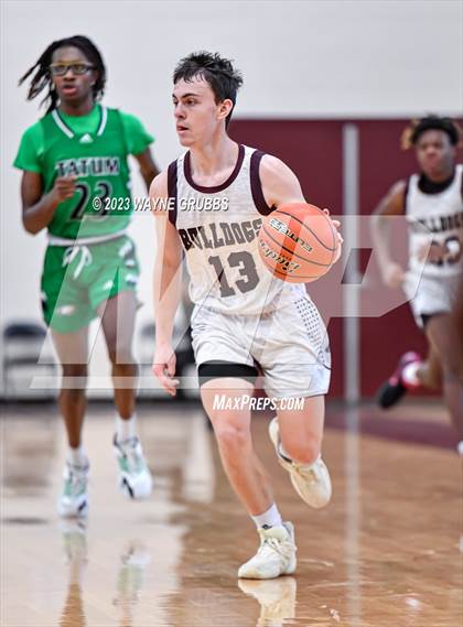Thumbnail 2 in Tatum vs. Flatonia (Holiday Hoops Classic) photogallery.