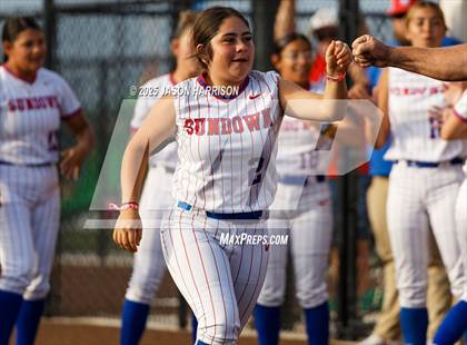 Thumbnail 1 in Sundown vs. Muenster (UIL Softball 2A Region 2 Semifinal Game 1) photogallery.