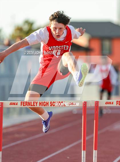 Thumbnail 2 in Fernley Invitational (300M Hurdles) photogallery.