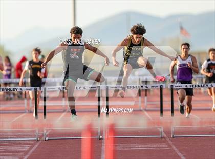 Thumbnail 1 in Fernley Invitational (300M Hurdles) photogallery.
