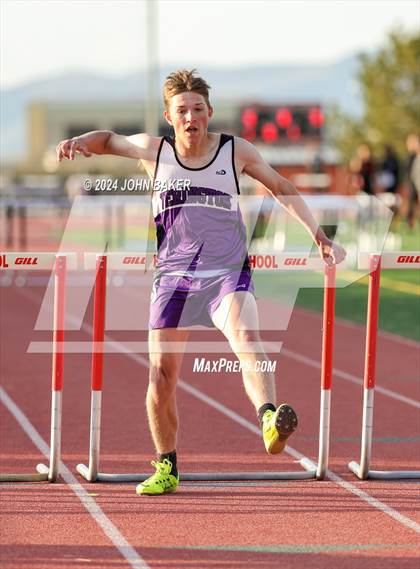 Thumbnail 1 in Fernley Invitational (300M Hurdles) photogallery.