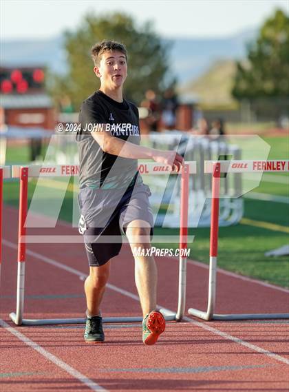 Thumbnail 1 in Fernley Invitational (300M Hurdles) photogallery.