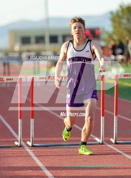 Thumbnail 2 in Fernley Invitational (300M Hurdles) photogallery.
