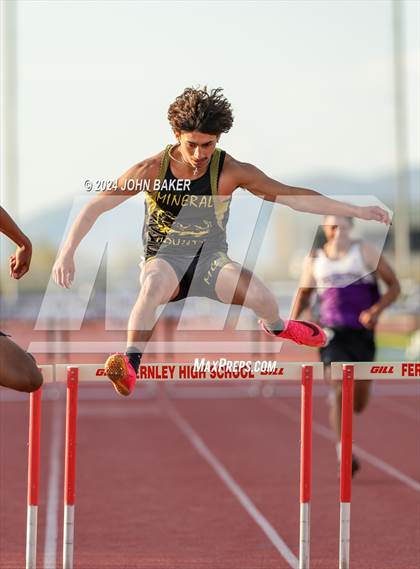 Thumbnail 3 in Fernley Invitational (300M Hurdles) photogallery.