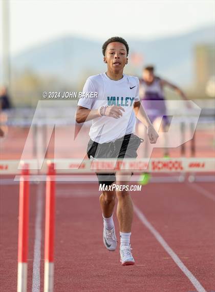Thumbnail 1 in Fernley Invitational (300M Hurdles) photogallery.
