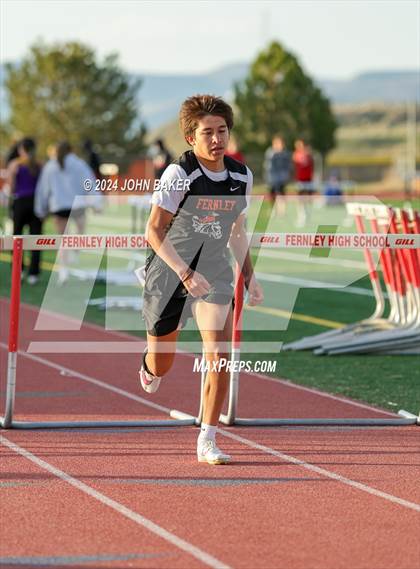 Thumbnail 3 in Fernley Invitational (300M Hurdles) photogallery.