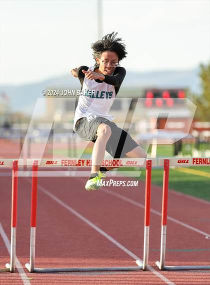 Thumbnail 1 in Fernley Invitational (300M Hurdles) photogallery.