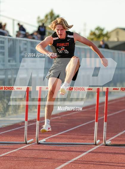 Thumbnail 1 in Fernley Invitational (300M Hurdles) photogallery.