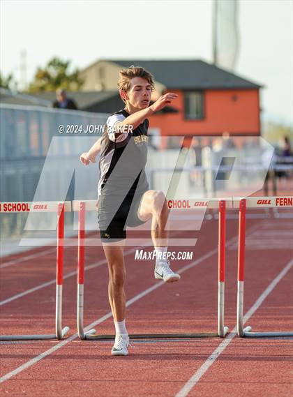 Thumbnail 2 in Fernley Invitational (300M Hurdles) photogallery.