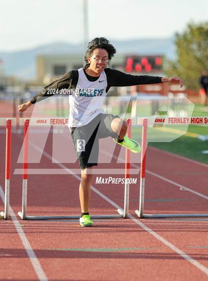 Thumbnail 3 in Fernley Invitational (300M Hurdles) photogallery.