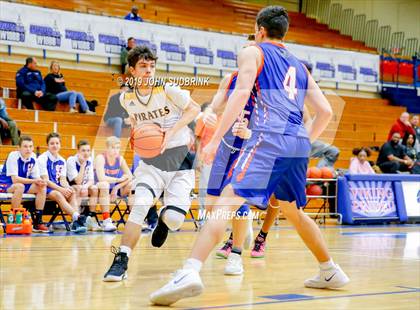 Thumbnail 3 in Greenbrier Christian Academy vs Perquimans (Robert L. Vaughan Border Clash Basketball Invitational) photogallery.