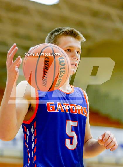 Thumbnail 3 in Greenbrier Christian Academy vs Perquimans (Robert L. Vaughan Border Clash Basketball Invitational) photogallery.