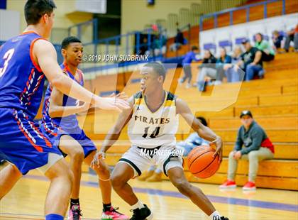 Thumbnail 2 in Greenbrier Christian Academy vs Perquimans (Robert L. Vaughan Border Clash Basketball Invitational) photogallery.