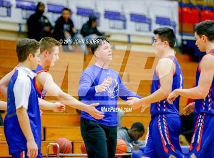 Thumbnail 3 in Greenbrier Christian Academy vs Perquimans (Robert L. Vaughan Border Clash Basketball Invitational) photogallery.