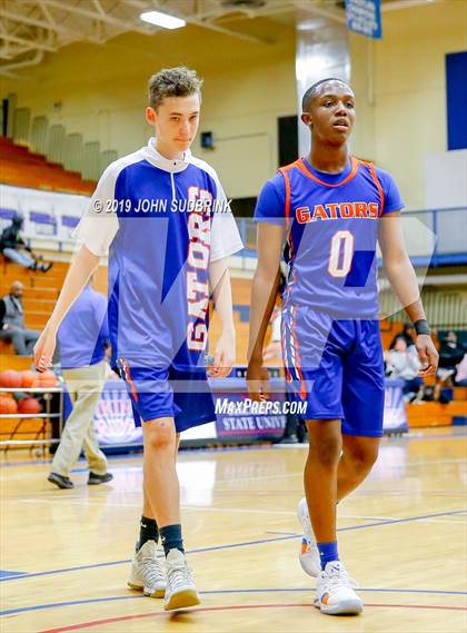 Thumbnail 3 in Greenbrier Christian Academy vs Perquimans (Robert L. Vaughan Border Clash Basketball Invitational) photogallery.