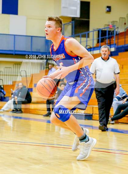 Thumbnail 3 in Greenbrier Christian Academy vs Perquimans (Robert L. Vaughan Border Clash Basketball Invitational) photogallery.