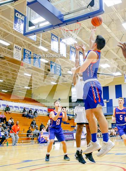 Thumbnail 2 in Greenbrier Christian Academy vs Perquimans (Robert L. Vaughan Border Clash Basketball Invitational) photogallery.