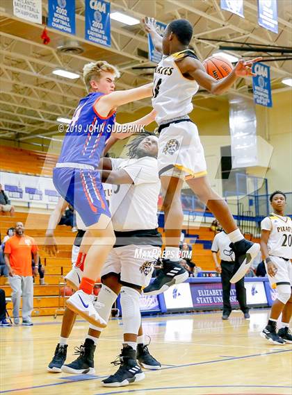 Thumbnail 3 in Greenbrier Christian Academy vs Perquimans (Robert L. Vaughan Border Clash Basketball Invitational) photogallery.