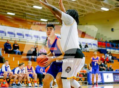 Thumbnail 3 in Greenbrier Christian Academy vs Perquimans (Robert L. Vaughan Border Clash Basketball Invitational) photogallery.