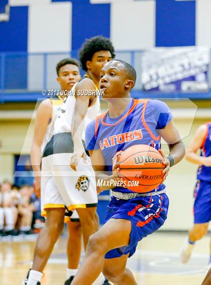 Thumbnail 3 in Greenbrier Christian Academy vs Perquimans (Robert L. Vaughan Border Clash Basketball Invitational) photogallery.