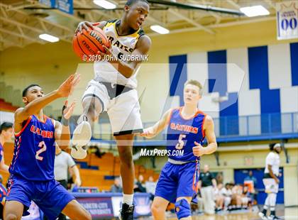 Thumbnail 2 in Greenbrier Christian Academy vs Perquimans (Robert L. Vaughan Border Clash Basketball Invitational) photogallery.