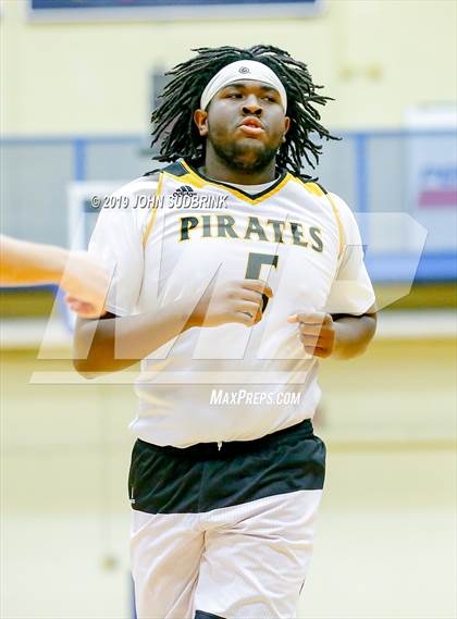 Thumbnail 2 in Greenbrier Christian Academy vs Perquimans (Robert L. Vaughan Border Clash Basketball Invitational) photogallery.