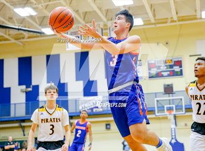 Thumbnail 1 in Greenbrier Christian Academy vs Perquimans (Robert L. Vaughan Border Clash Basketball Invitational) photogallery.