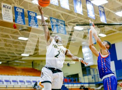 Thumbnail 1 in Greenbrier Christian Academy vs Perquimans (Robert L. Vaughan Border Clash Basketball Invitational) photogallery.