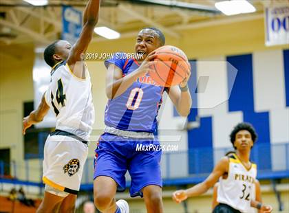 Thumbnail 3 in Greenbrier Christian Academy vs Perquimans (Robert L. Vaughan Border Clash Basketball Invitational) photogallery.