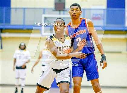 Thumbnail 3 in Greenbrier Christian Academy vs Perquimans (Robert L. Vaughan Border Clash Basketball Invitational) photogallery.