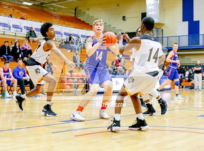 Thumbnail 3 in Greenbrier Christian Academy vs Perquimans (Robert L. Vaughan Border Clash Basketball Invitational) photogallery.