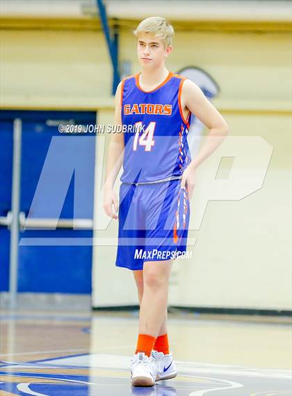 Thumbnail 1 in Greenbrier Christian Academy vs Perquimans (Robert L. Vaughan Border Clash Basketball Invitational) photogallery.