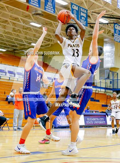 Thumbnail 3 in Greenbrier Christian Academy vs Perquimans (Robert L. Vaughan Border Clash Basketball Invitational) photogallery.
