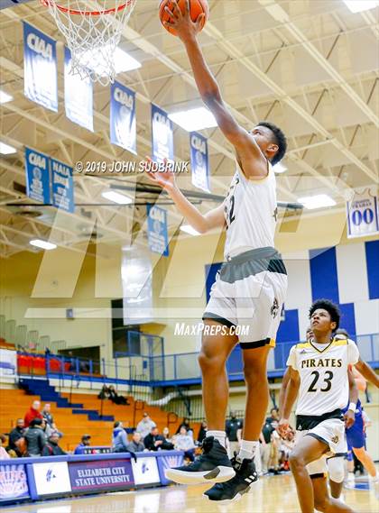 Thumbnail 3 in Greenbrier Christian Academy vs Perquimans (Robert L. Vaughan Border Clash Basketball Invitational) photogallery.
