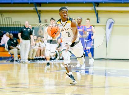 Thumbnail 3 in Greenbrier Christian Academy vs Perquimans (Robert L. Vaughan Border Clash Basketball Invitational) photogallery.