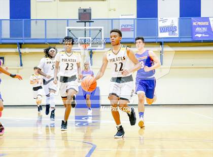 Thumbnail 3 in Greenbrier Christian Academy vs Perquimans (Robert L. Vaughan Border Clash Basketball Invitational) photogallery.