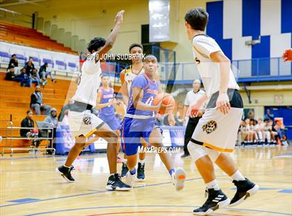 Thumbnail 3 in Greenbrier Christian Academy vs Perquimans (Robert L. Vaughan Border Clash Basketball Invitational) photogallery.